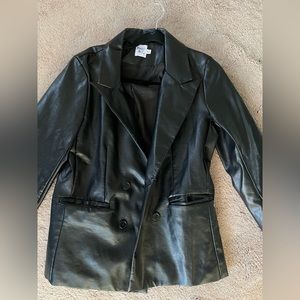 Princess Polly Leather Blazer